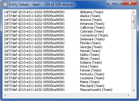 Microsoft Dynamics CRM Expert Tool - All Entity Record Values IDs and Names